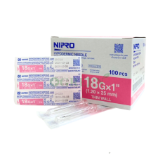 NIPRO NEEDLE 18G ยาว 1 นิ้ว