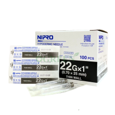 NIPRO NEEDLE 22G ยาว 1 นิ้ว