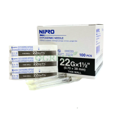 NIPRO NEEDLE 22G ยาว 1.5 นิ้ว