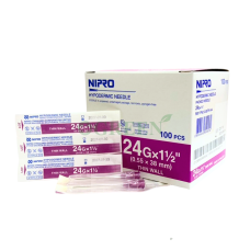 NIPRO NEEDLE 24G ยาว 1.5 นิ้ว
