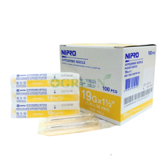 NIPRO NEEDLE 19GX1 ยาว 1.5 นิ้ว